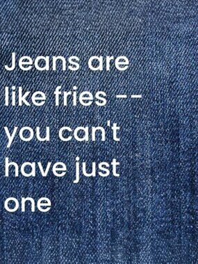 There's no such thing as too much denim